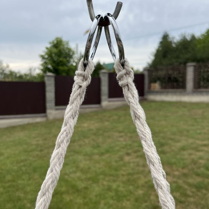 Подвесное кресло-качалка с подушкой GORDON G332 Бежевый/черный