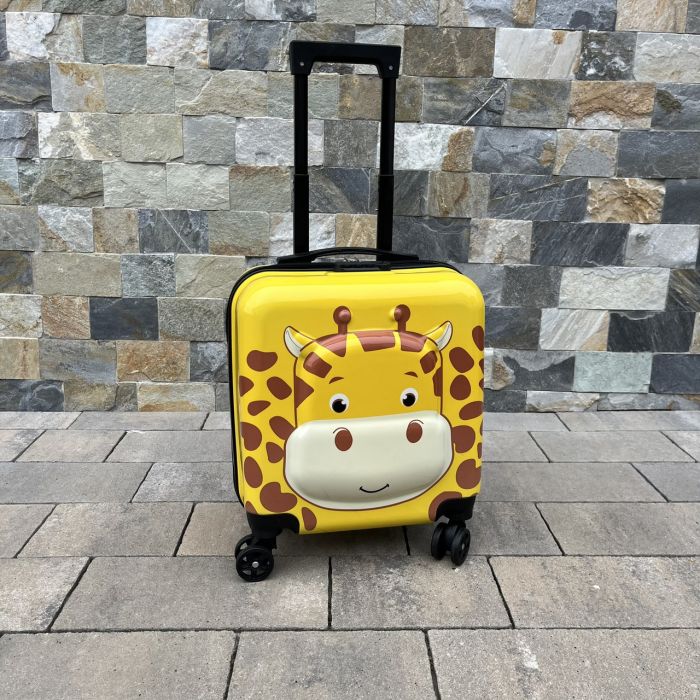 Детский дорожный чемодан на колесах Ecarla WP03 Желтый