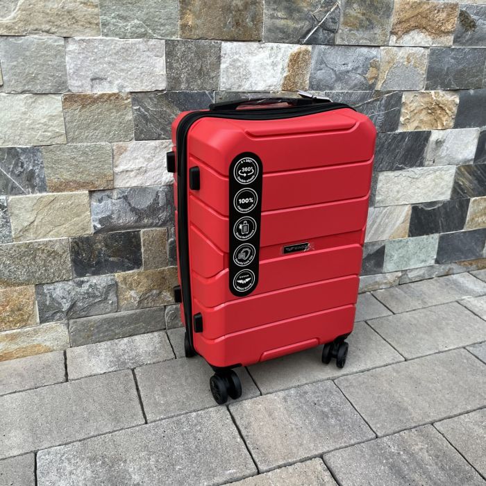 Валіза дорожня мала з поліпропілену Wings PP06 S Червоний