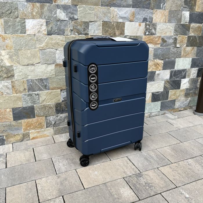 Валіза дорожня велика з поліпропілену Wings PP06 L Синій
