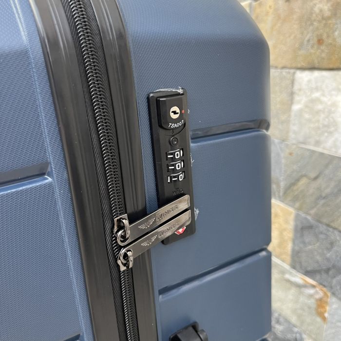 Валіза дорожня велика з поліпропілену Wings PP06 L Синій