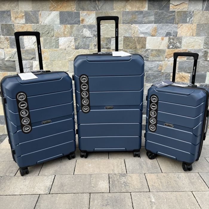 Валіза дорожня мала з поліпропілену Wings PP06 S Синій