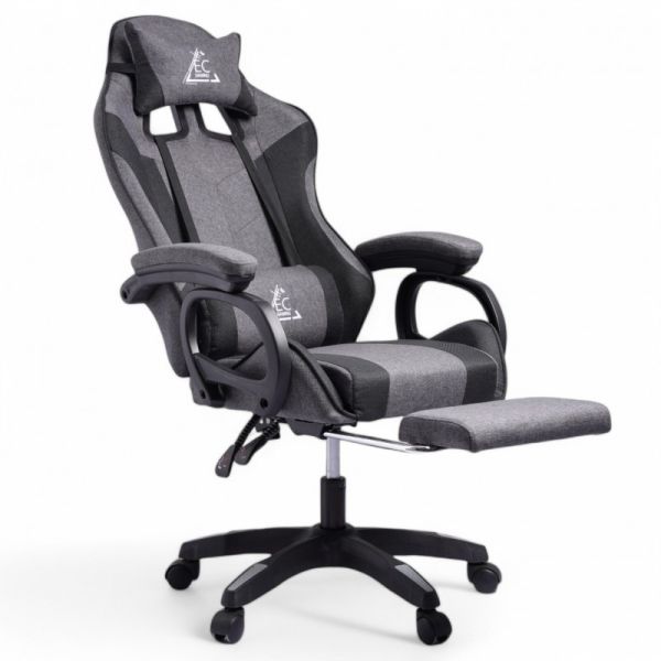 Комп'ютерне крісло із тканини LevelUp KO29SZ Сіро-чорний