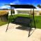 Садовые качели IdealGarden MAS-4006 3-х местные Черный