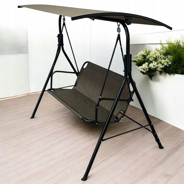 Садовые качели IdealGarden MAS-4006 3-х местные Коричневый