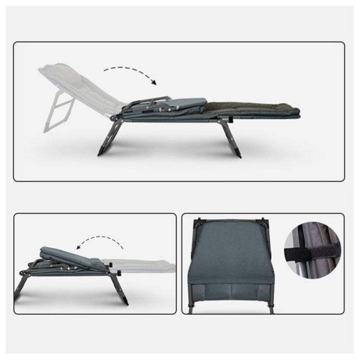 Розкладне туристичне ліжко Ecarla AR06SZ 200 x 64 см Графітовий