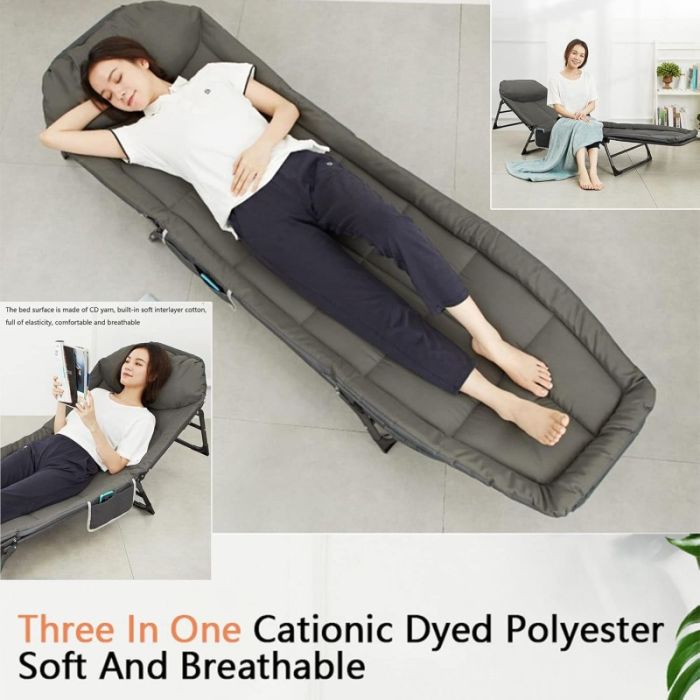 Розкладне туристичне ліжко Ecarla AR06SZ 200 x 64 см Графітовий