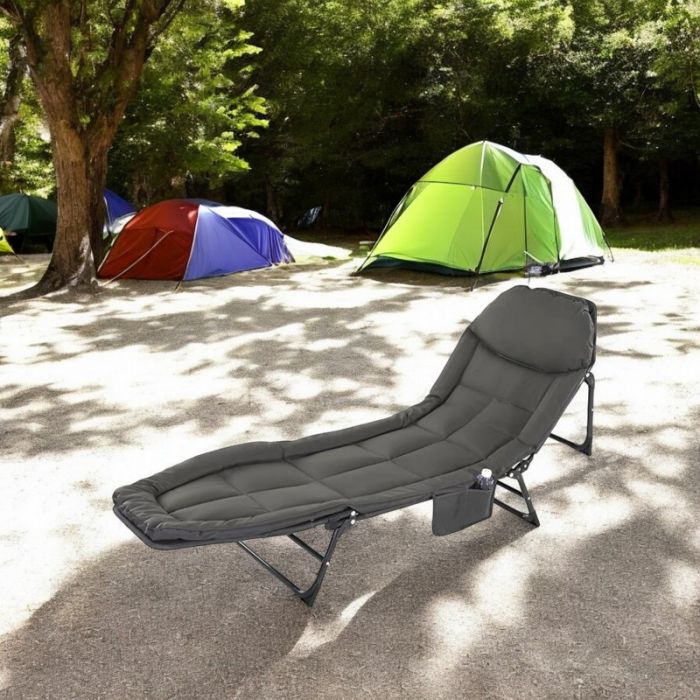 Розкладне туристичне ліжко Ecarla AR06SZ 200 x 64 см Графітовий