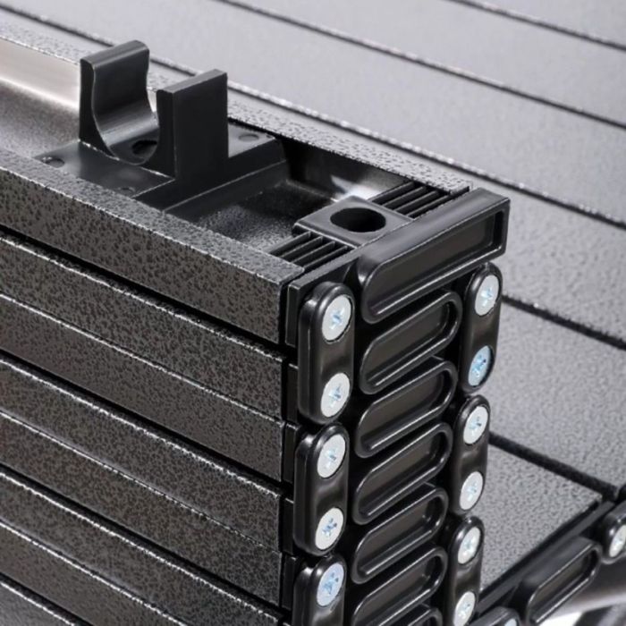 Раскладной стол для кейтеринга Ecarla SC09SZ | 95x56x50 см Серый