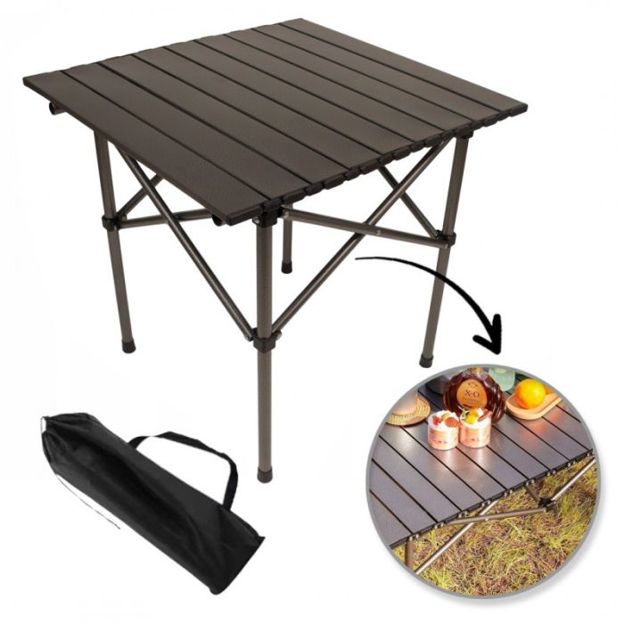 Раскладной стол для кейтеринга Ecarla SC10BR | 53x51x50 см Коричневый