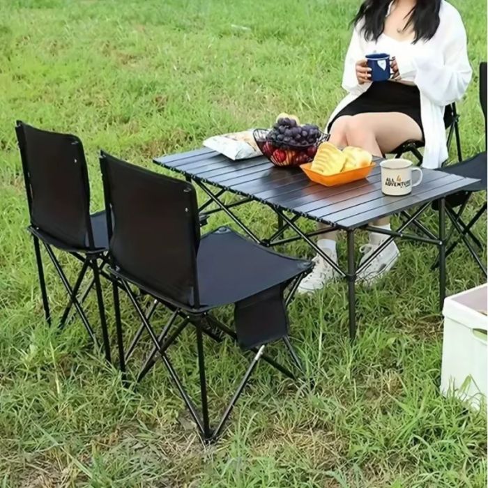 Cтілець рибальський Ecarla KRT12CZ Чорний