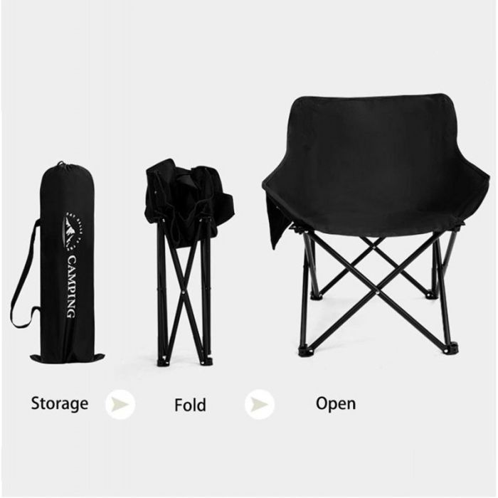 Cтілець рибальський Ecarla KRT11CZ Чорний