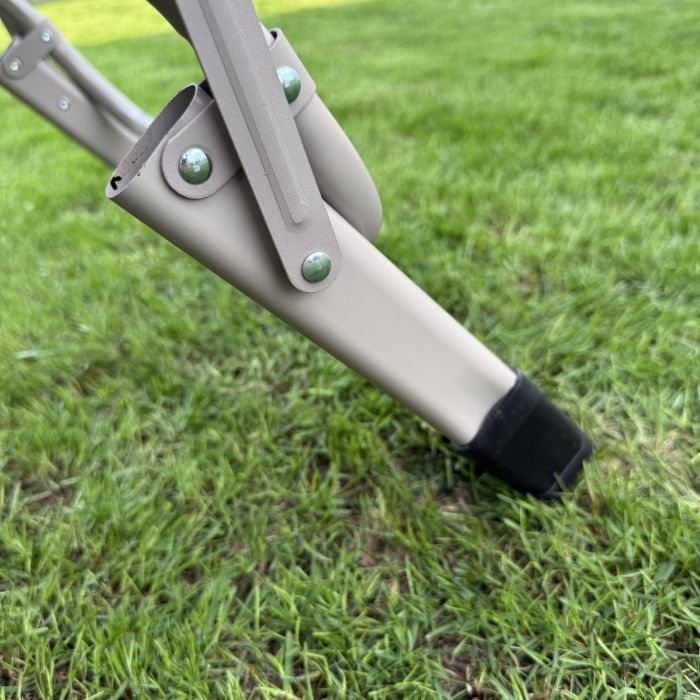 Садовый шезлонг тканевый + матрас Sofotel ChillWell 286402 Светло-серый