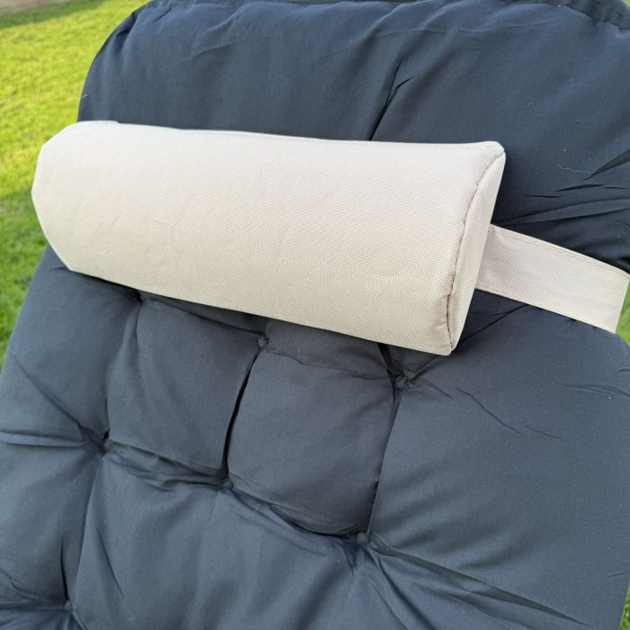 Садовий шезлонг тканинний + матрац Sofotel ChillWell 286400 Чорний