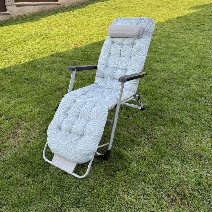 Садовый шезлонг тканевый + матрас Sofotel ChillWell 286403 Светло-зеленый