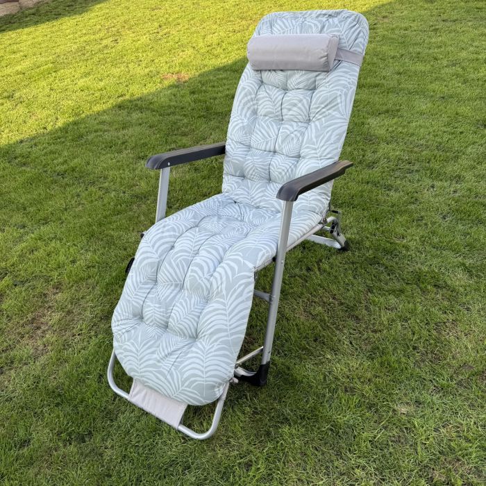 Садовый шезлонг тканевый + матрас Sofotel ChillWell 286403 Светло-зеленый