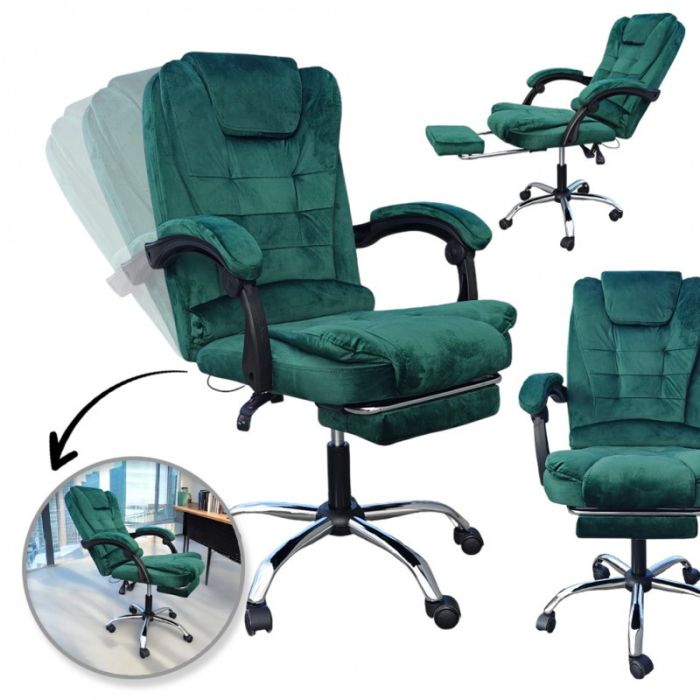 Офісне крісло із тканини BOSS КО22 Зелений