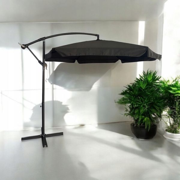 Зонт садовый с наклоном Ideal Garden YN7011 Графитовый