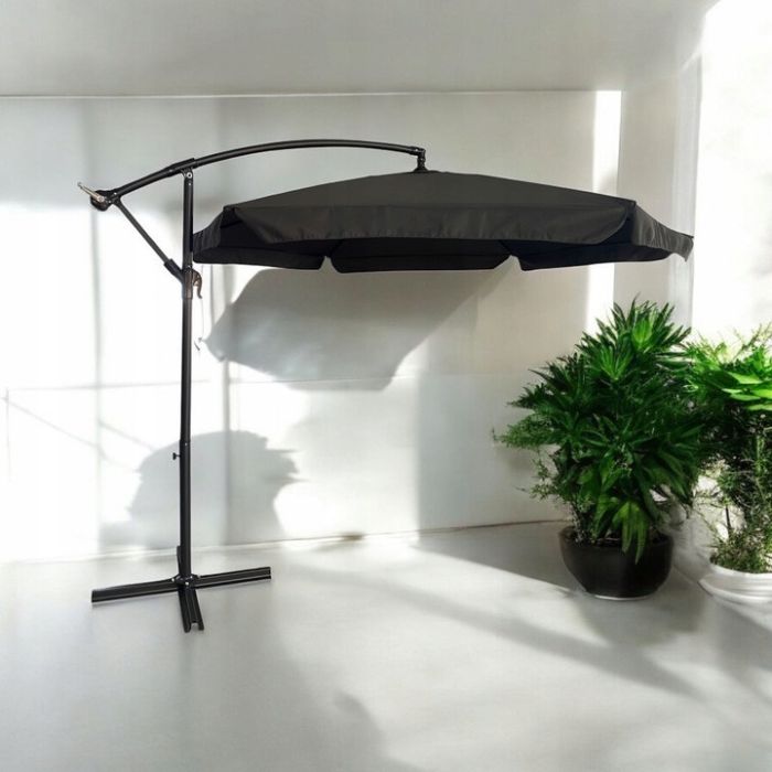 Зонт садовый с наклоном Ideal Garden YN7011 Графитовый