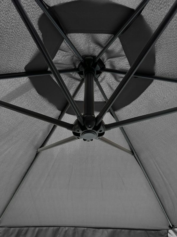 Парасоля садова з нахилом Ideal Garden YN7011 Графітовий