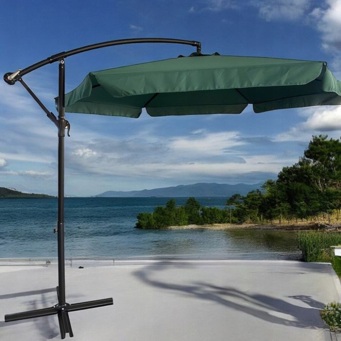 Зонт садовый с наклоном Ideal Garden YN7011 Зеленый