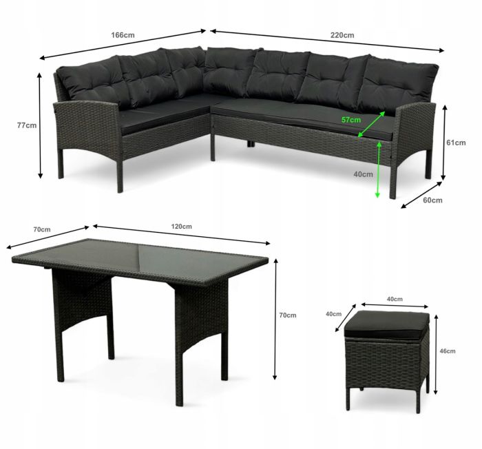 Комплект садовой мебели IdealGarden SFS079 Бежевый
