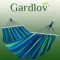 Подвесной двухместный садовый гамак Gardlov 260х160 см Синий