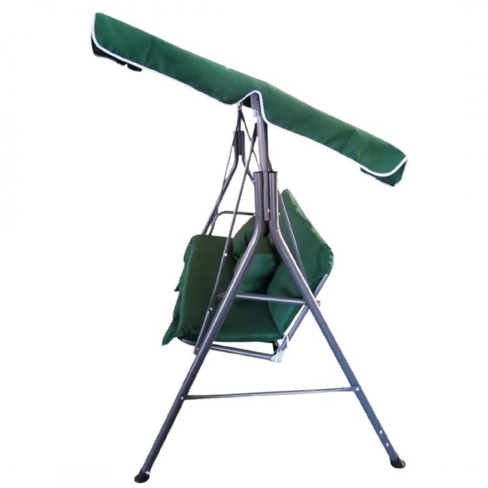 Садовые качели Ecarla H001 3-х местные Зеленый