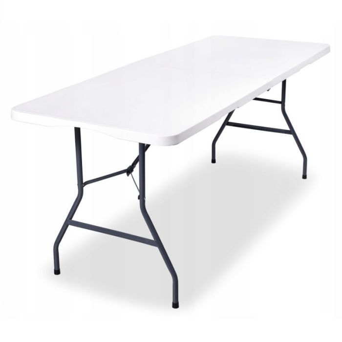 Садовий стіл розкладний Ecarla SC02 180 см | 180х70х74 см Білий
