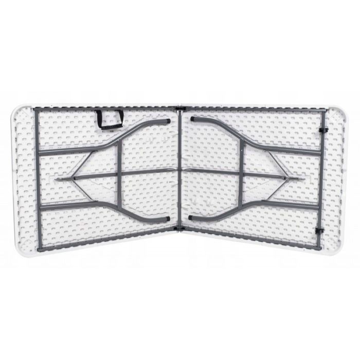 Садовий стіл розкладний Ecarla SC02 180 см | 180х70х74 см Білий