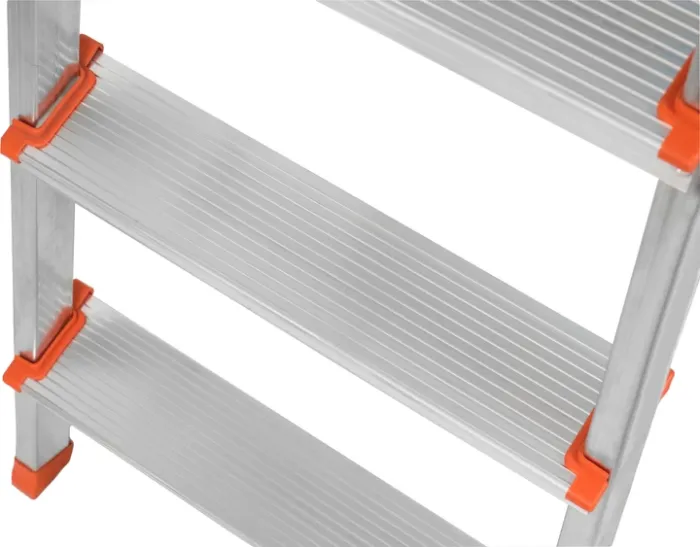 Односторонняя 6-ступенчатая алюминиевая лестница Kanat KA-KAM-205 125 кг