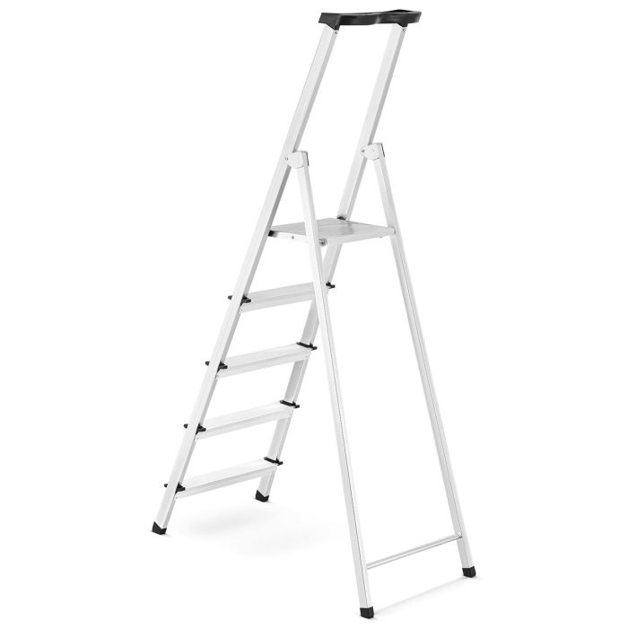 Односторонняя 5-ступенчатая алюминиевая лестница Kanat KA-KAM-204 125 кг