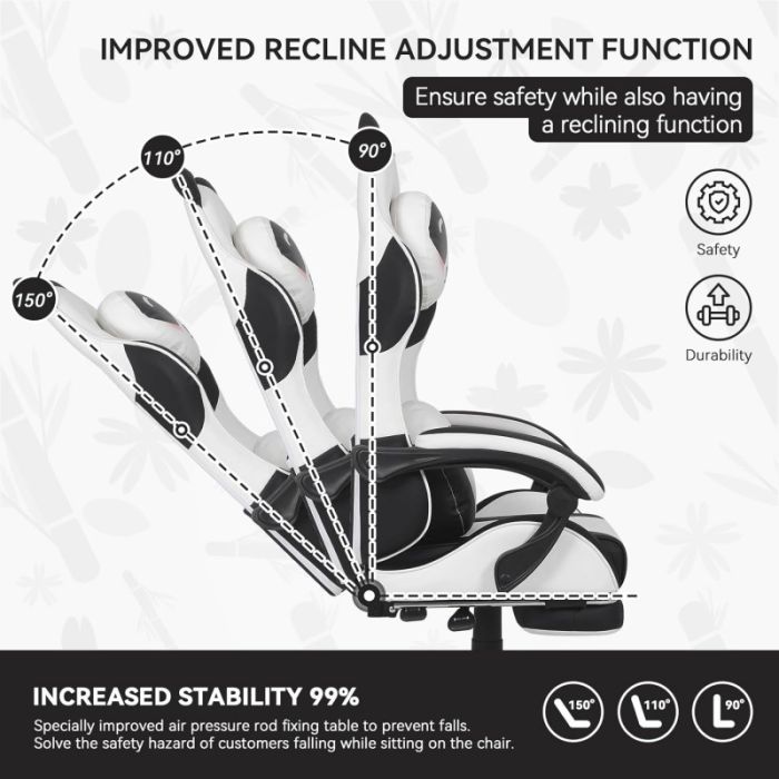 Комп‘ютерне крісло KIDS ZONE KO34 Чорно-білий