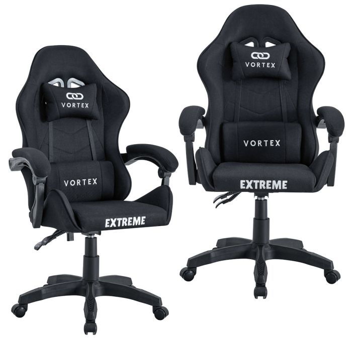 Комп'ютерне крісло із тканини Extreme VORTEX Чорний