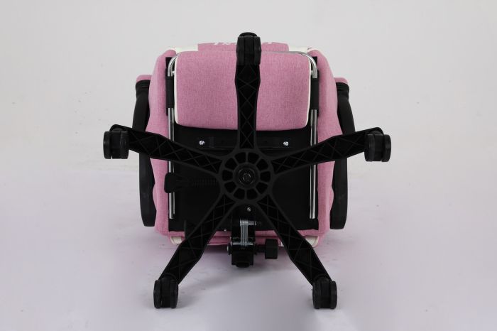 Комп'ютерне крісло із тканини Infini Core Рожево-білий