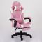 Комп'ютерне крісло із тканини Infini Core Рожево-білий