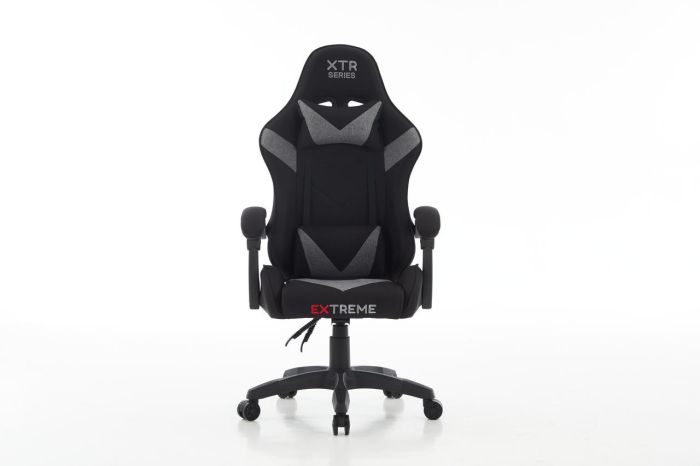 Комп'ютерне крісло із тканини EXTREME XTR Чорно-сірий