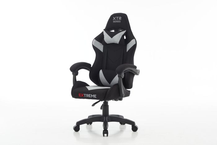 Комп'ютерне крісло із тканини EXTREME XTR Чорно-сірий