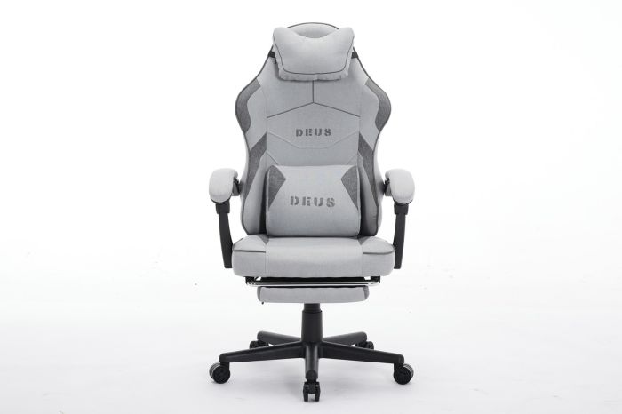 Комп'ютерне крісло із тканини Deus Edge Сіро-графітовий