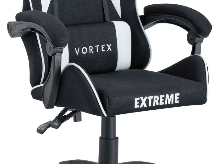 Комп'ютерне крісло із тканини Extreme VORTEX Білий