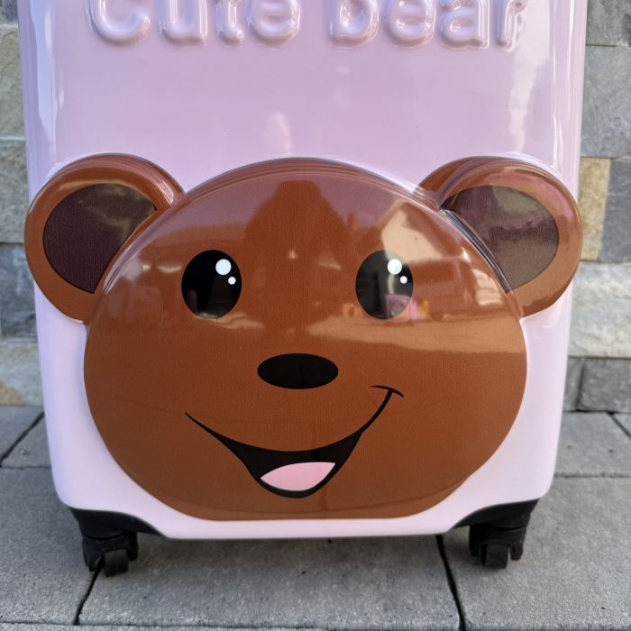 Дитяча дорожня валіза на колесах Ecarla WP05 Рожевий