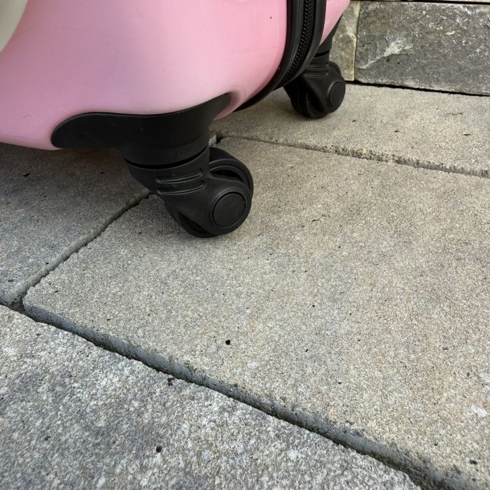 Детский дорожный чемодан на колесах Ecarla WP06 Розовый