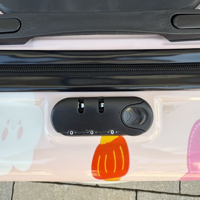 Дитяча дорожня валіза на колесах Ecarla WP08 Рожевий