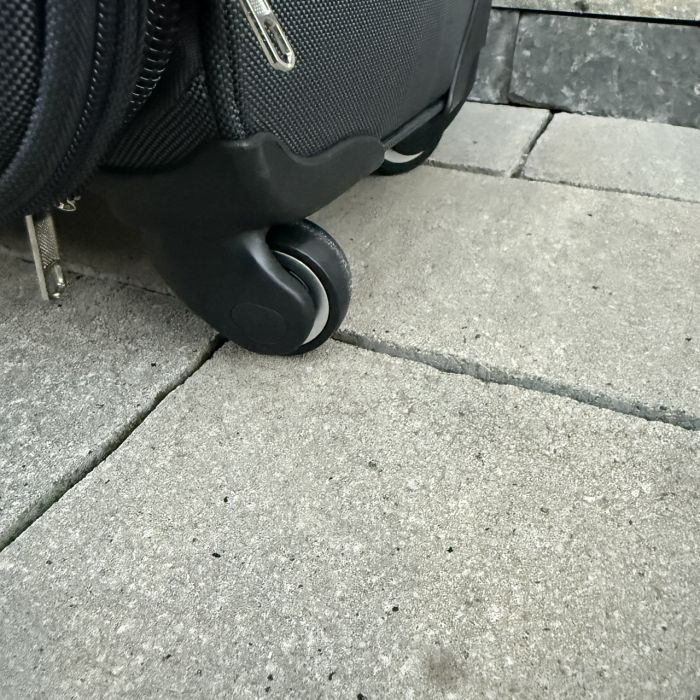 Чемодан тканевый большой на 4 колесах Wings 1708 L Серый