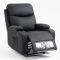 Розкладне крісло-ліжко VERO з підставкою для ніг Чорний