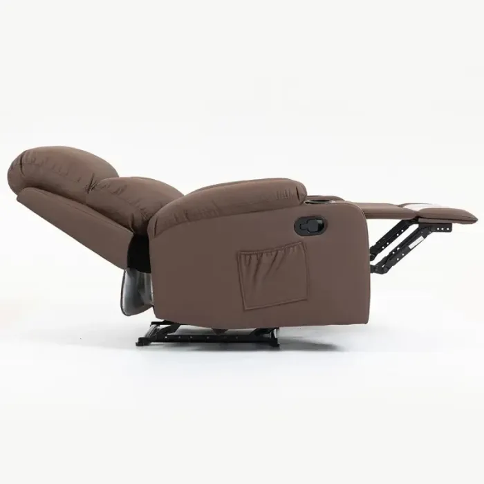 Розкладне крісло-ліжко VERO з підставкою для ніг Коричневий