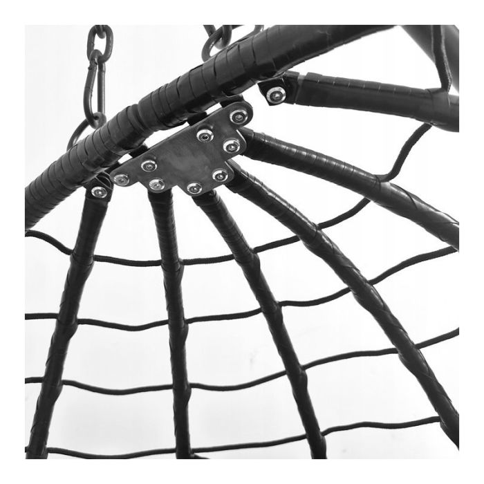 Подвесное кресло-кокон с подушкой Ecarla KR37 Графитовый