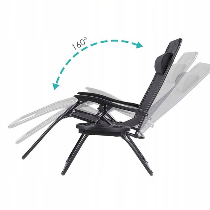 Набір садових лежаків зі столиком Ideal Garden TDC-2503 Коричневий