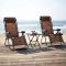 Набір садових лежаків зі столиком Ideal Garden TDC-2503 Коричневий