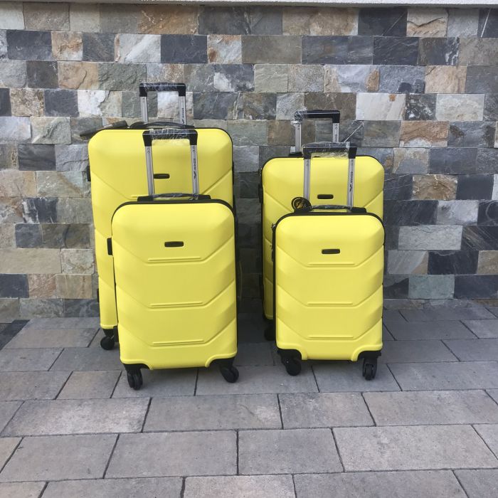 Чемодан дорожный большой Wings 147 L Желтый